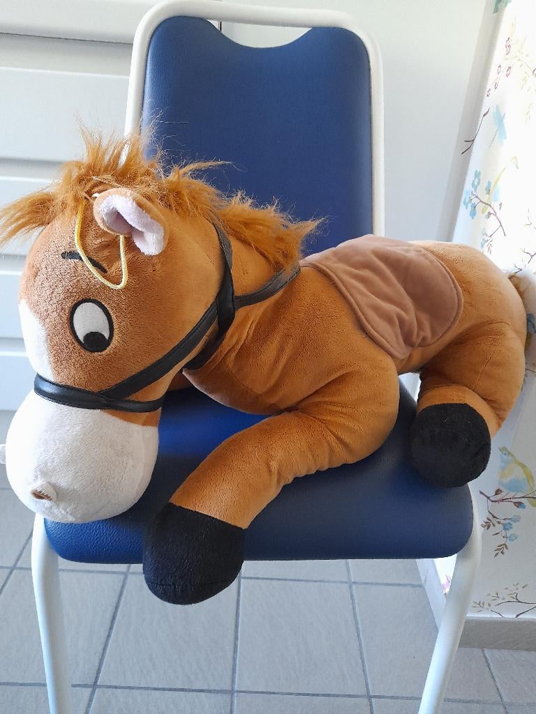 knuffel: groot paard, Ophalen of Verzenden, Zo goed als nieuw, Paard