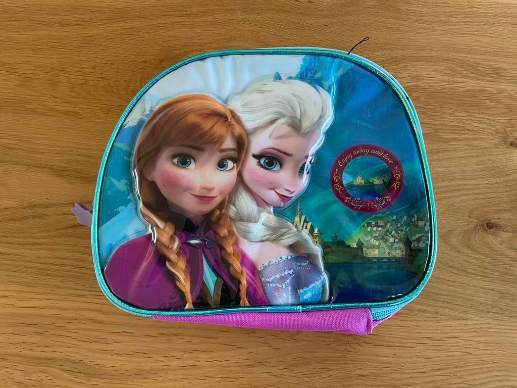 Klein tasje / koffertje van Frozen, Ophalen of Verzenden, Zo goed als nieuw, Roze, Overige typen