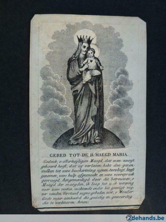 doodsprentje Vermylen + Schriek 17 mei 1858, Verzamelen, Verzenden, Bidprentje