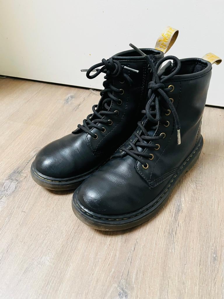 Bottes pour enfants Dr. Martens noires taille 33 vegan, Enlèvement ou Envoi, Dr. Martens, Boots et Botinnes, Porté