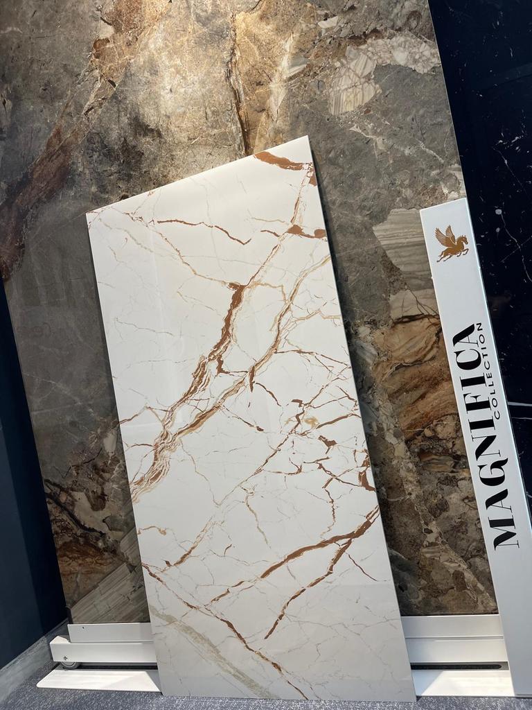 🚨Carrelage 60x120 marbré Gold POLI RECTIFIÉ 1er choix❗️, Neuf