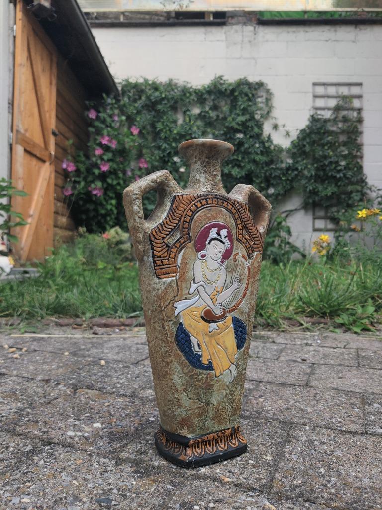 Zeer mooie vintage vaas, keramiek, Enzo Cucchi, Ophalen