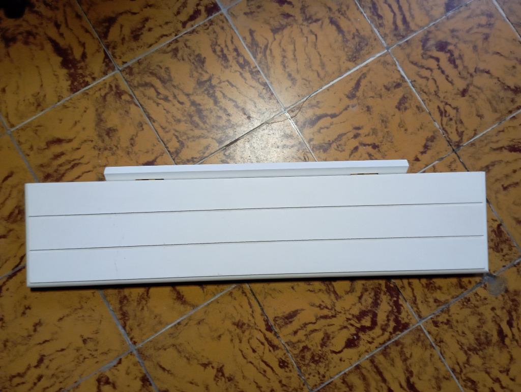 Petite étagère en bois blanche 60 X 14 cm, Maison & Meubles, Enlèvement, Utilisé