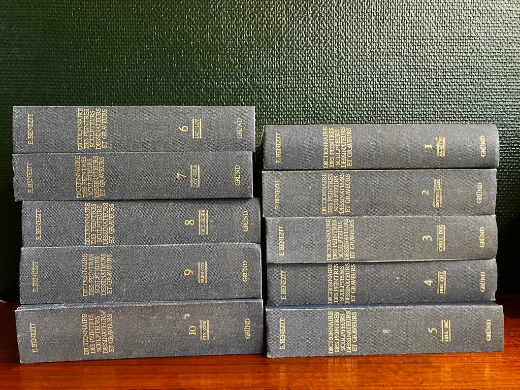 E. Benezit Dictionnaire des peintres sculpteurs 10 tomes, Boeken, Ophalen