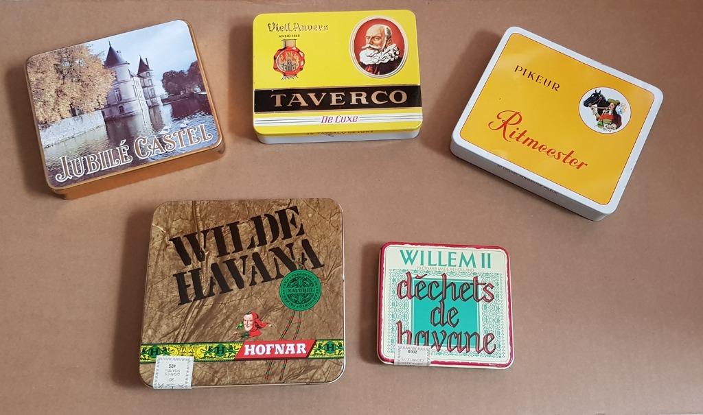 sigarendozen, Verzamelen, Ophalen of Verzenden, Gebruikt, Tabaksdoos of Verpakking