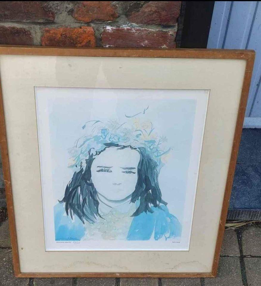 Lithographie Marie Cécile signe Marie howet, Ophalen of Verzenden