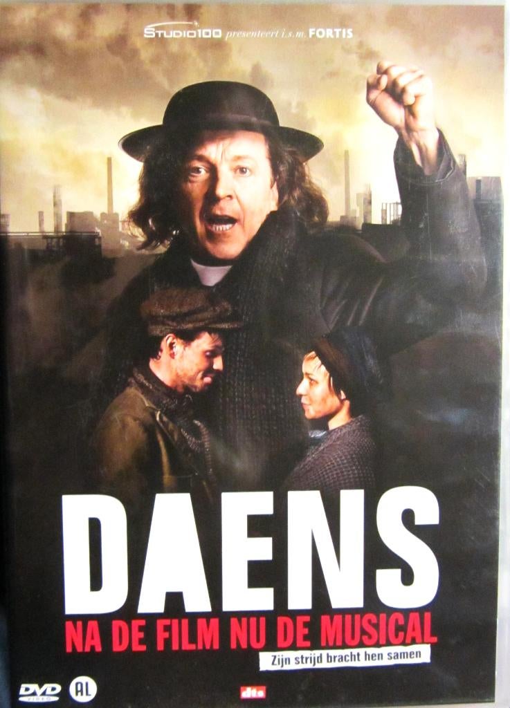 DVD VLAAMSE MUSICAL- DAENS (LUCAS VAN DEN EYNDE) ZELDZAAM, CD & DVD, DVD | Néerlandophone, Enlèvement ou Envoi, Tous les âges