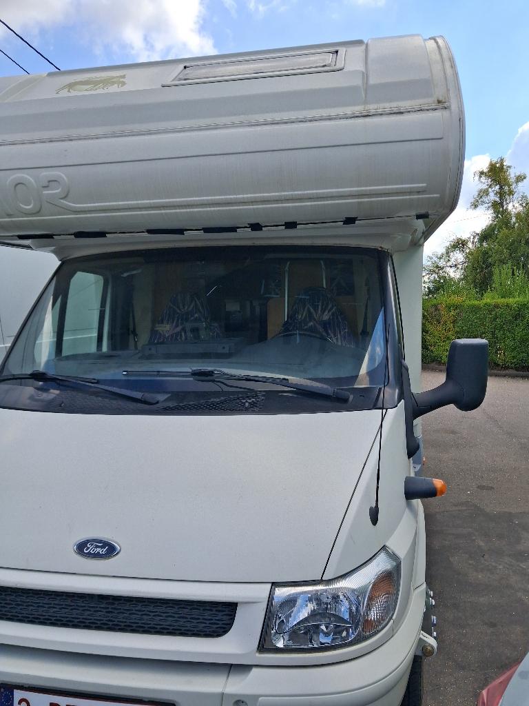 Ford Transit Rimor Mobilhome '02, Airbags, Télévision, Entreprise, Boîte manuelle