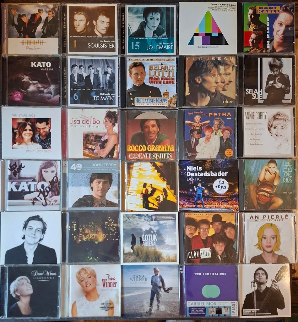 30 CDS TE KOOP MADE IN BELGIUM, Cd's en Dvd's, Ophalen of Verzenden, Zo goed als nieuw, Boxset