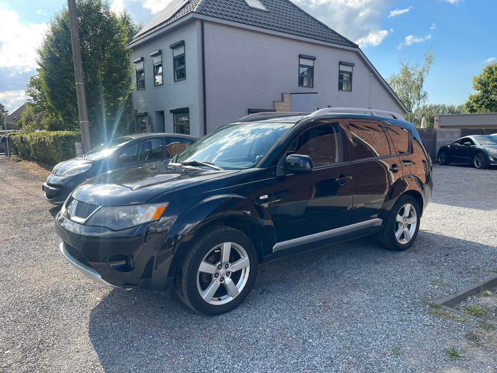Mitsubishi Outlander 2.0 DI-D 4X4, 7 PLaats,Airco,Leder,..., Auto's, Outlander, 4 cilinders, Parkeersensor, Leder