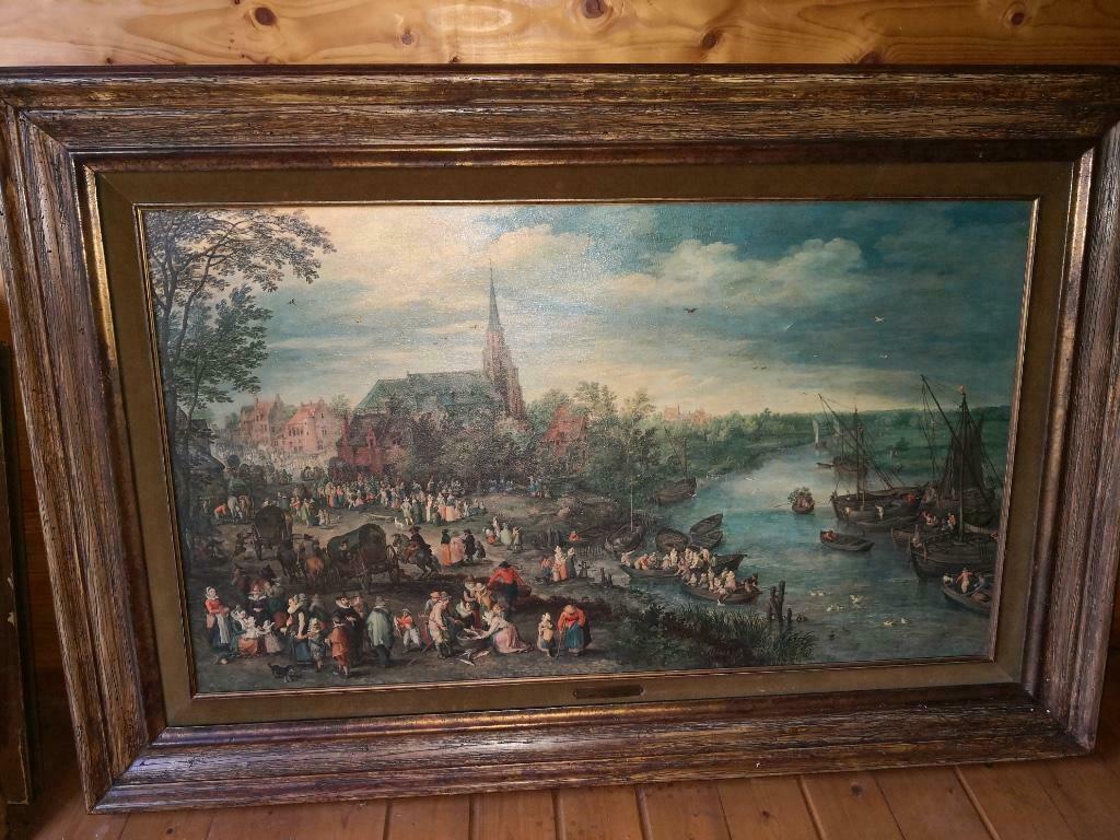 reproduction J. Breughel l'ancien, Antiek en Kunst, Ophalen