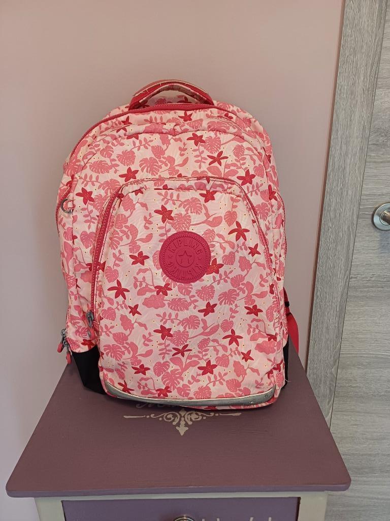 Ensemble KIPLING (sac à dos, plumier, sac à dîner), 30 à 40 cm, Rose, 30 à 40 cm, Enlèvement