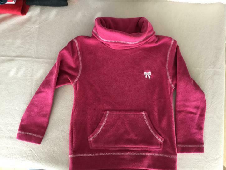 Pull Fuchsia (polaire) très chaud -Taille: 128 -, Enlèvement ou Envoi, Comme neuf, Fille, Pull ou Veste