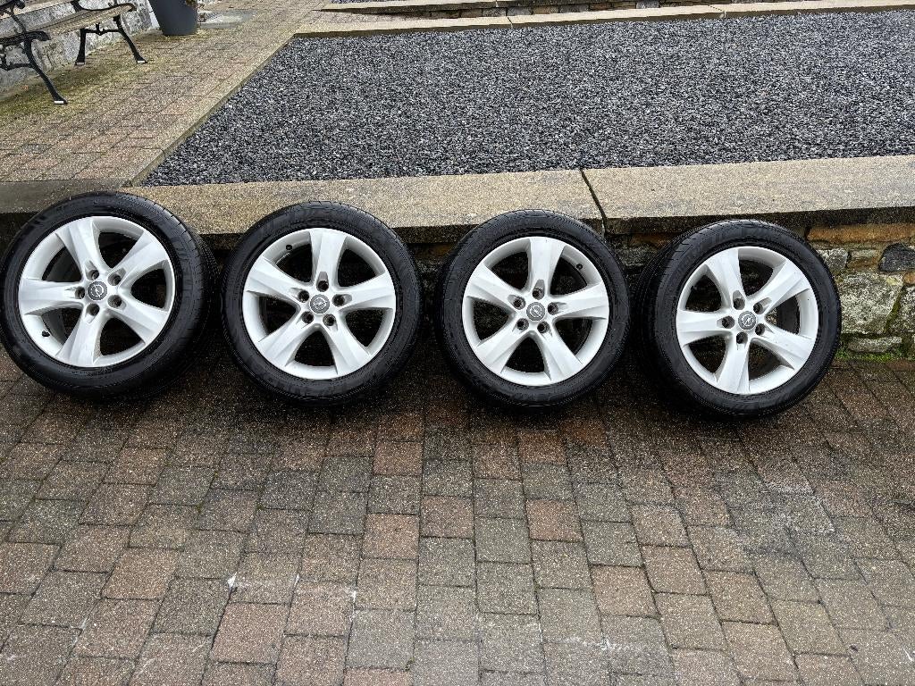 Jantes et pneus été OPEL ASTRA J 2010 - 225/50R17 98Y, Véhicule de tourisme, Pneus été, Enlèvement, Utilisé