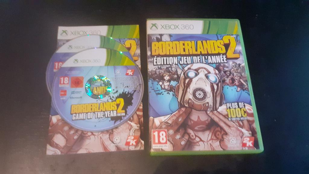 Borderlands 2 pour Xbox 360, 3 joueurs ou plus, Enlèvement, Utilisé, Shooter