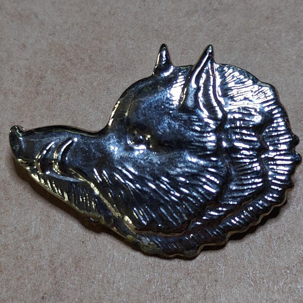 Ardeense jagers infanterie Muts kenteken Zilverkleurig, Ophalen of Verzenden, Landmacht, Embleem of Badge