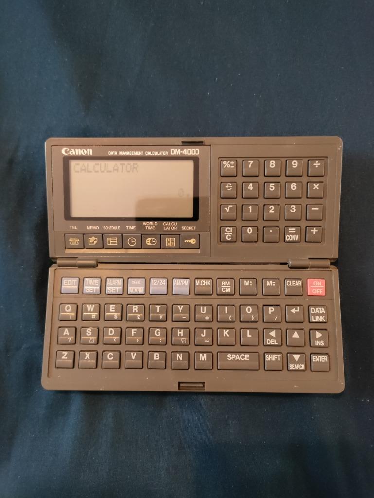 Canon DM-4000 data management calculator 1991, Diversen, Ophalen of Verzenden, Gebruikt