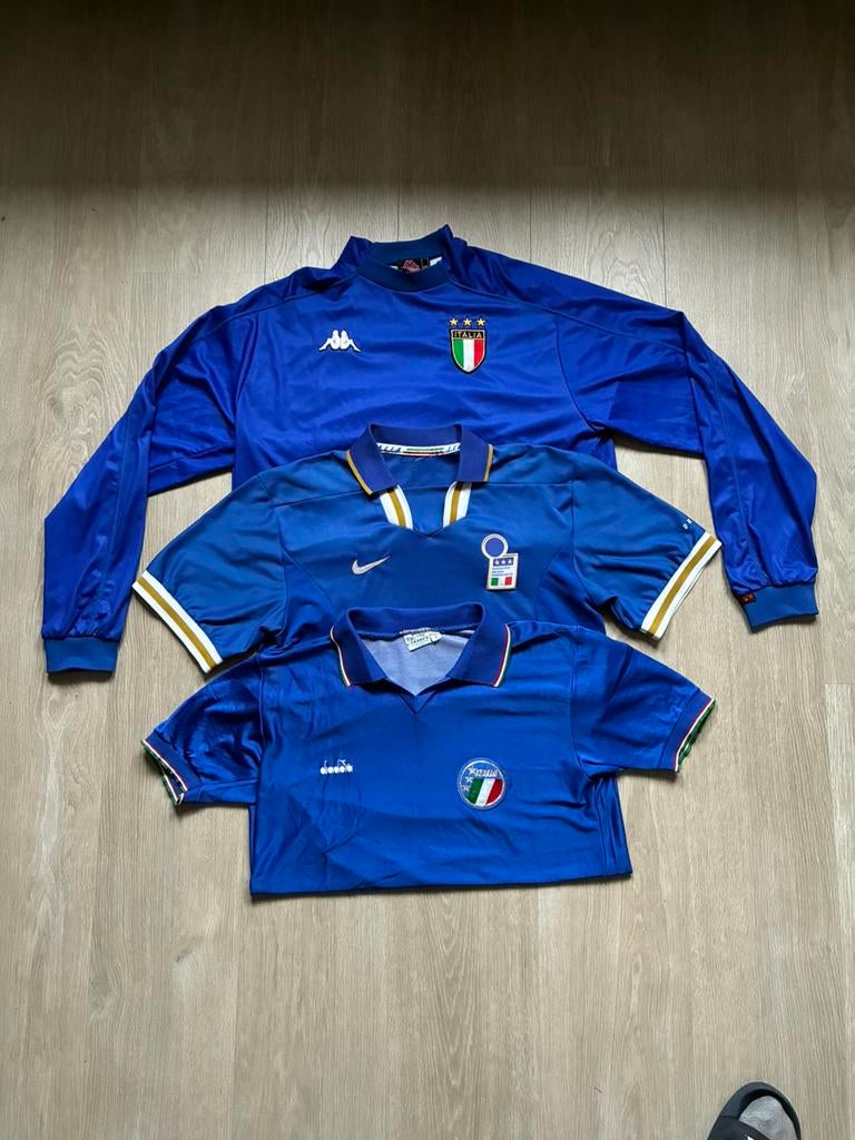 Voetbalshirts italië vintage, Ophalen of Verzenden, Zo goed als nieuw
