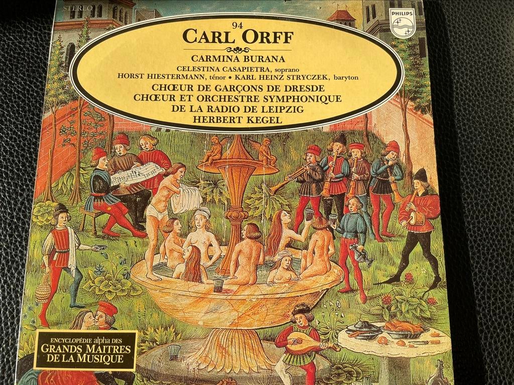 Carl Orff - Carmina Burana - Herbert Kegel - LP (Philips), Ophalen, Modernisme tot heden, Zo goed als nieuw