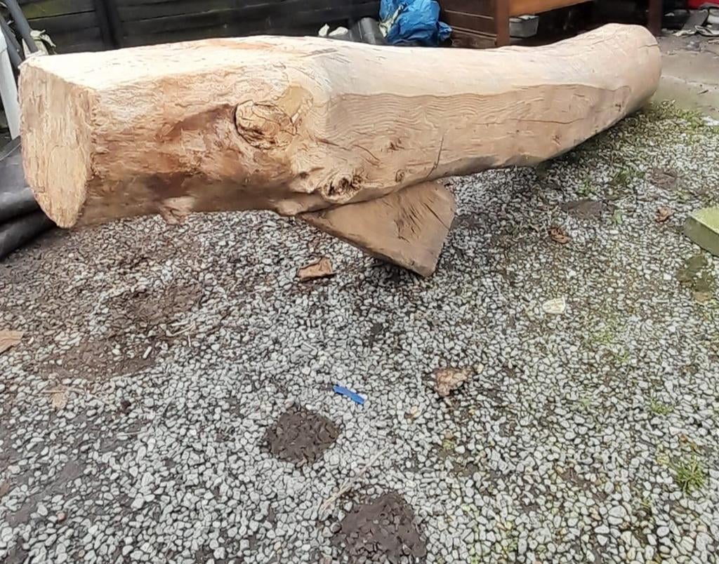 POUTRE EN CHÊNE MASSIF 200X27X27 POUR  DECO, Enlèvement ou Envoi
