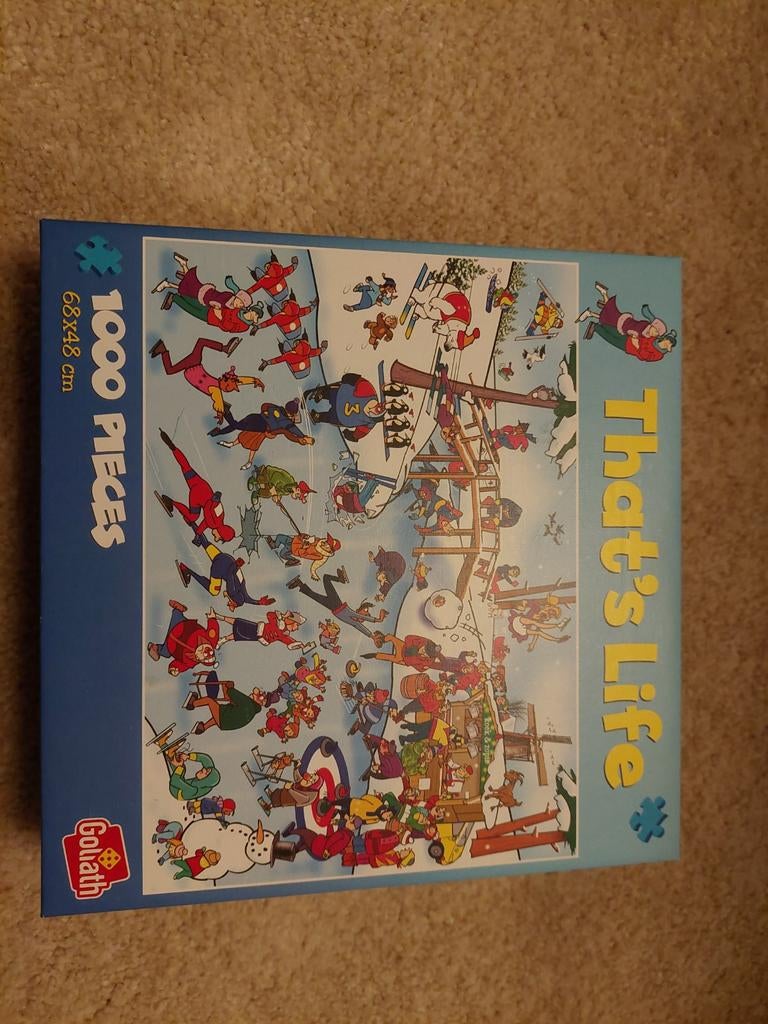 That's Life 1000 pieces puzzel, Ophalen, 500 t/m 1500 stukjes, Zo goed als nieuw, Legpuzzel