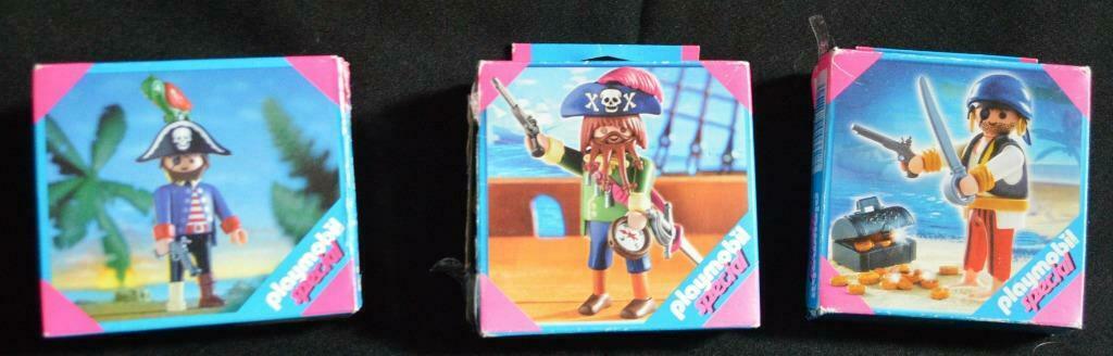 Playmobil Piratenkapitein, stuurman en matroos met schat, Ophalen of Verzenden, Zo goed als nieuw, Complete set