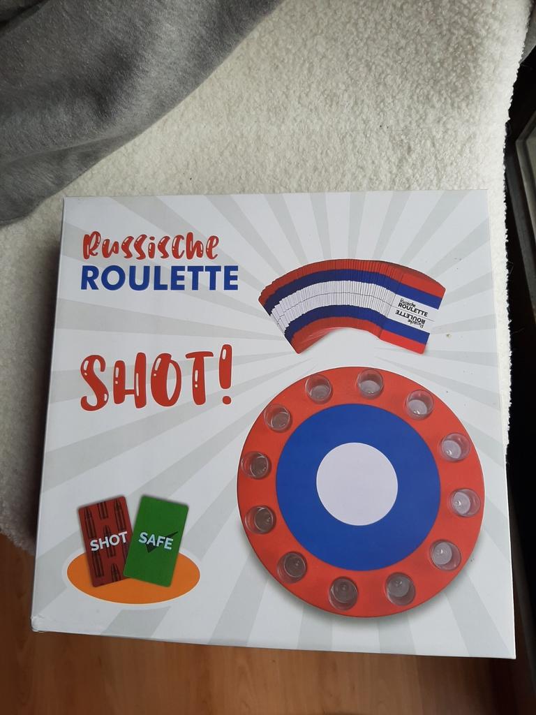 Spel Russische roulette, Hobby en Vrije tijd, Gezelschapsspellen | Overige, Ophalen of Verzenden, Zo goed als nieuw