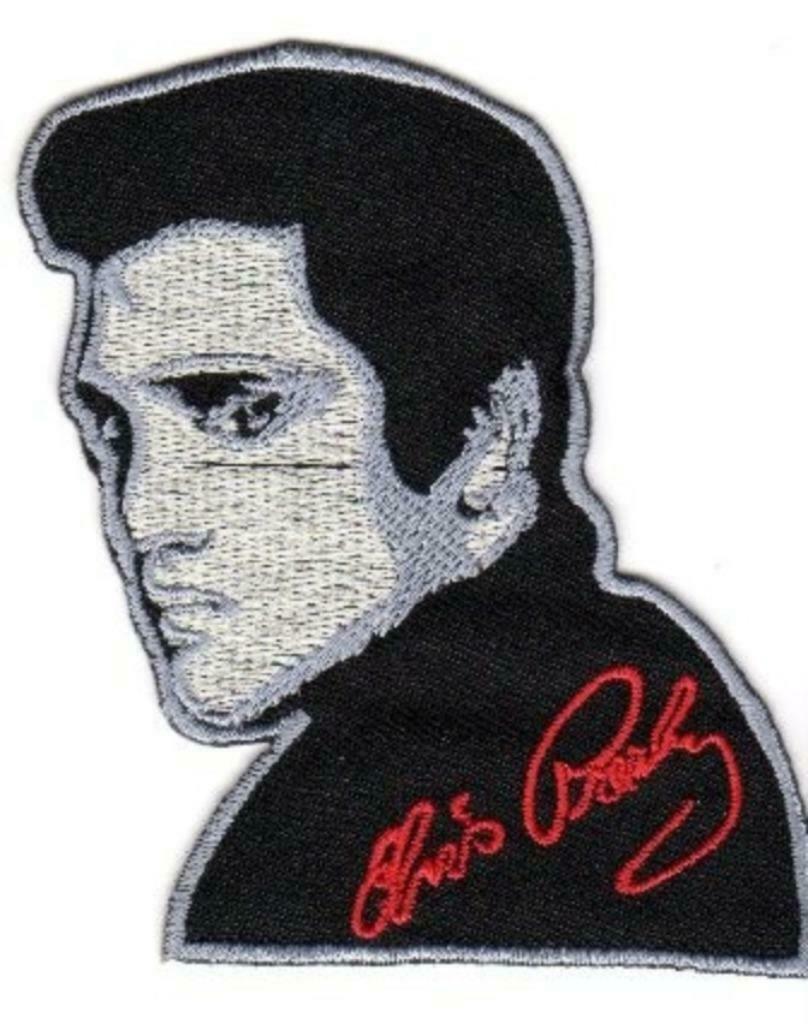 Patch Elvis - 90 x 63 mm, Ophalen of Verzenden, Nieuw, Kleding