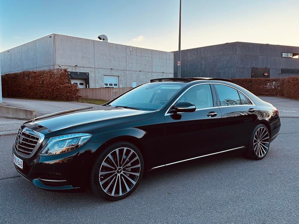 Mercedes S350, Auto's, Mercedes-Benz, Automaat, 4 deurs, Zwart, Leder