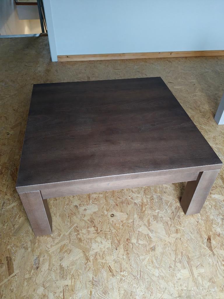 Salontafel (Notelaar), Ophalen, 50 tot 100 cm, Vierkant, Nieuw