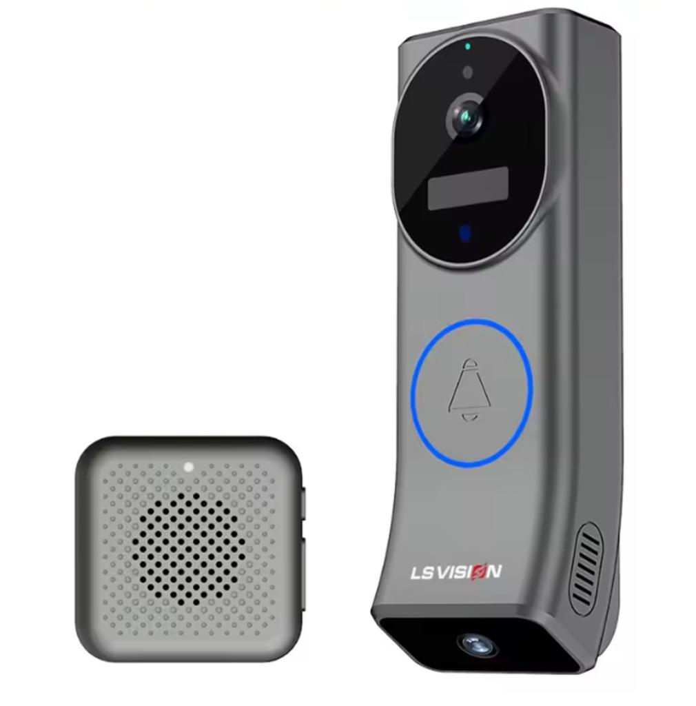 Sonnette, double caméra, wifi, vision nocturne, interphone s, Enlèvement ou Envoi, Compatible avec les smartphones, Neuf, Sans fil
