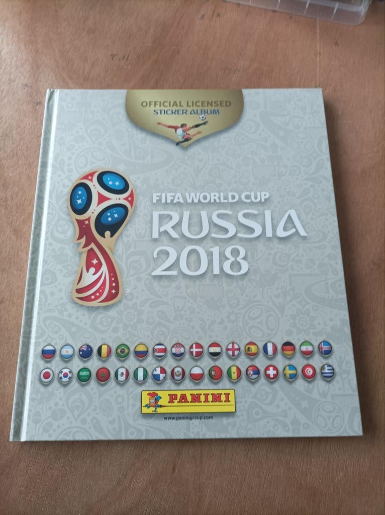 Panini WK Russia 2018 , Leeg Hard cover album, Ophalen of Verzenden, Zo goed als nieuw