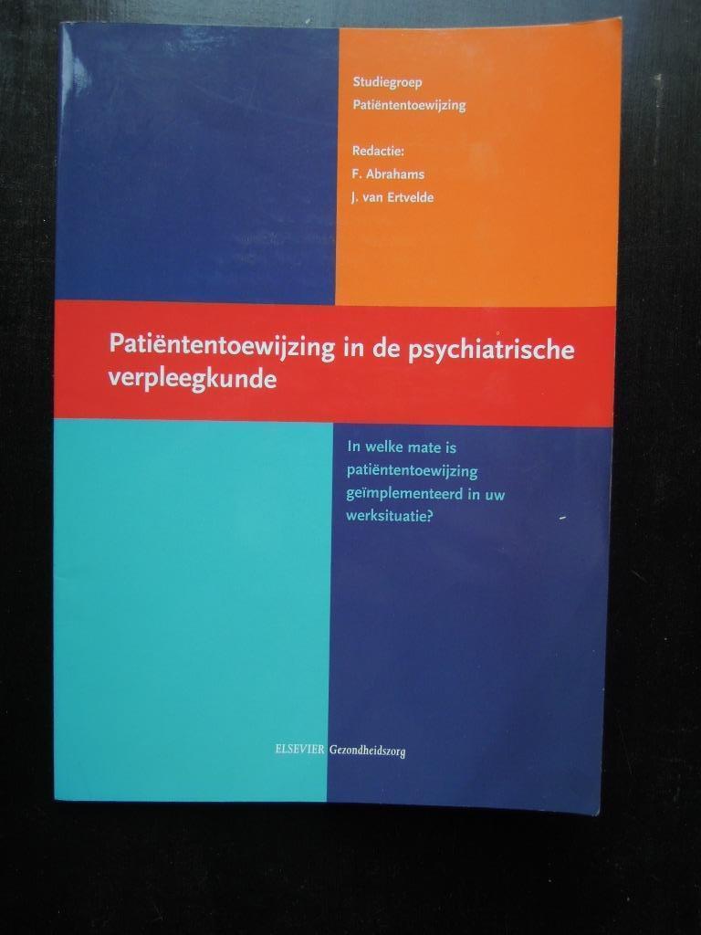 Affectation des patients en soins infirmiers psychiatriques, Enlèvement ou Envoi, Comme neuf, Autres niveaux, Elsevier