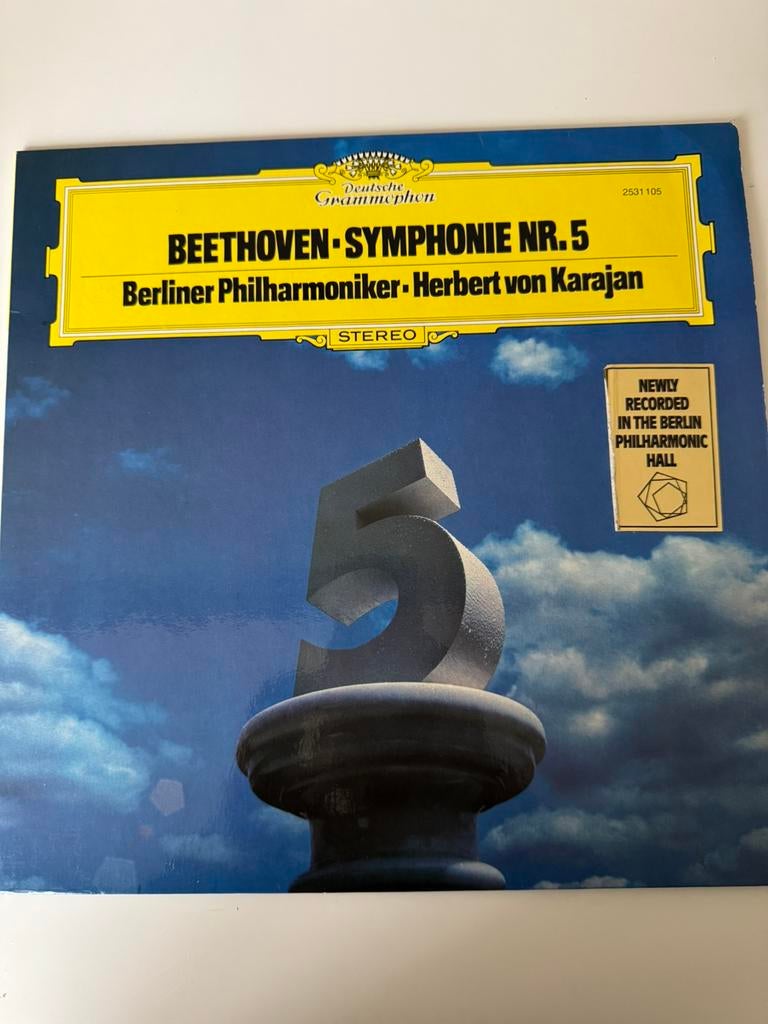 Lp Beethoven Symphonie Nr 5, Ophalen of Verzenden, Zo goed als nieuw