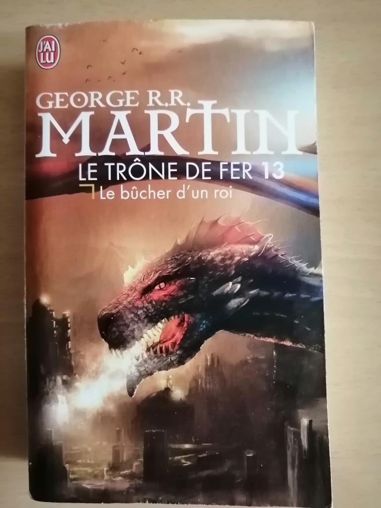 Le Trône de fer, tome 13 : Le bûcher d'un roi, Livres, Enlèvement ou Envoi