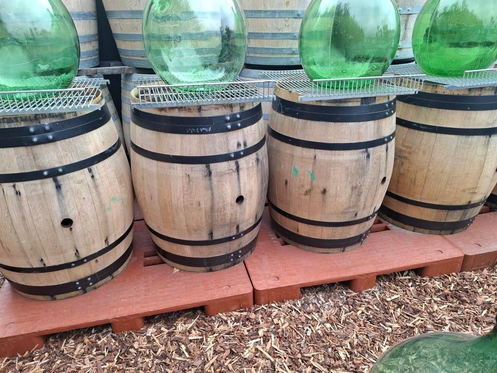 Bourgogne 228l wijntonnen als kwaliteits waterton enz,,,, Tuin en Terras, Ophalen