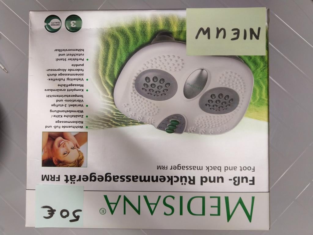 Massagetoestel voor voeten of rug, nieuw, Sport en Fitness, Massageproducten, Ophalen, Nieuw, Apparaat