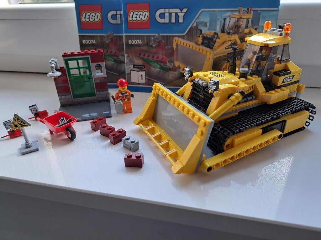 Lego City 60074 - Bulldozer, Ophalen of Verzenden, Gebruikt, Complete set, Lego