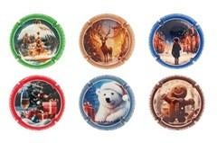 Champagne capsules - Generieken Noël 2024 (G 1447a), Envoi