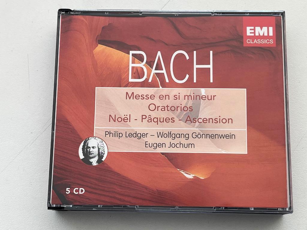 Bach / Ledger Gönnenwein... - Messe en si mineur / Oratorios, Ophalen of Verzenden, Gebruikt