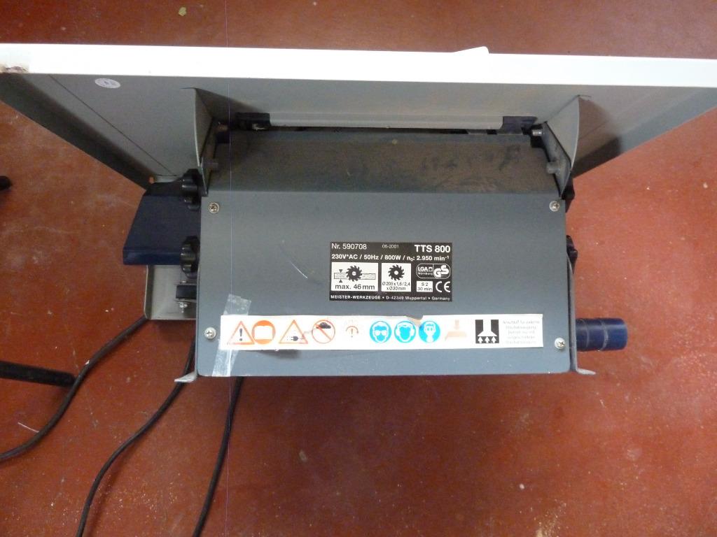 tafelcirkelzaagmachine, Doe-het-zelf en Bouw, Gereedschap | Zaagmachines, Ophalen, Gebruikt, Cirkelzaag, Topcraft