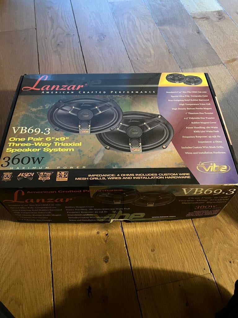 Lanzar luidsprekers, Auto diversen, Autospeakers, Ophalen, Zo goed als nieuw