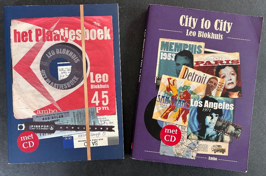 LEO BLOKHUIS - Het plaatjesboek & City to city (2 boeken), Envoi, Autres formats, Pop rock