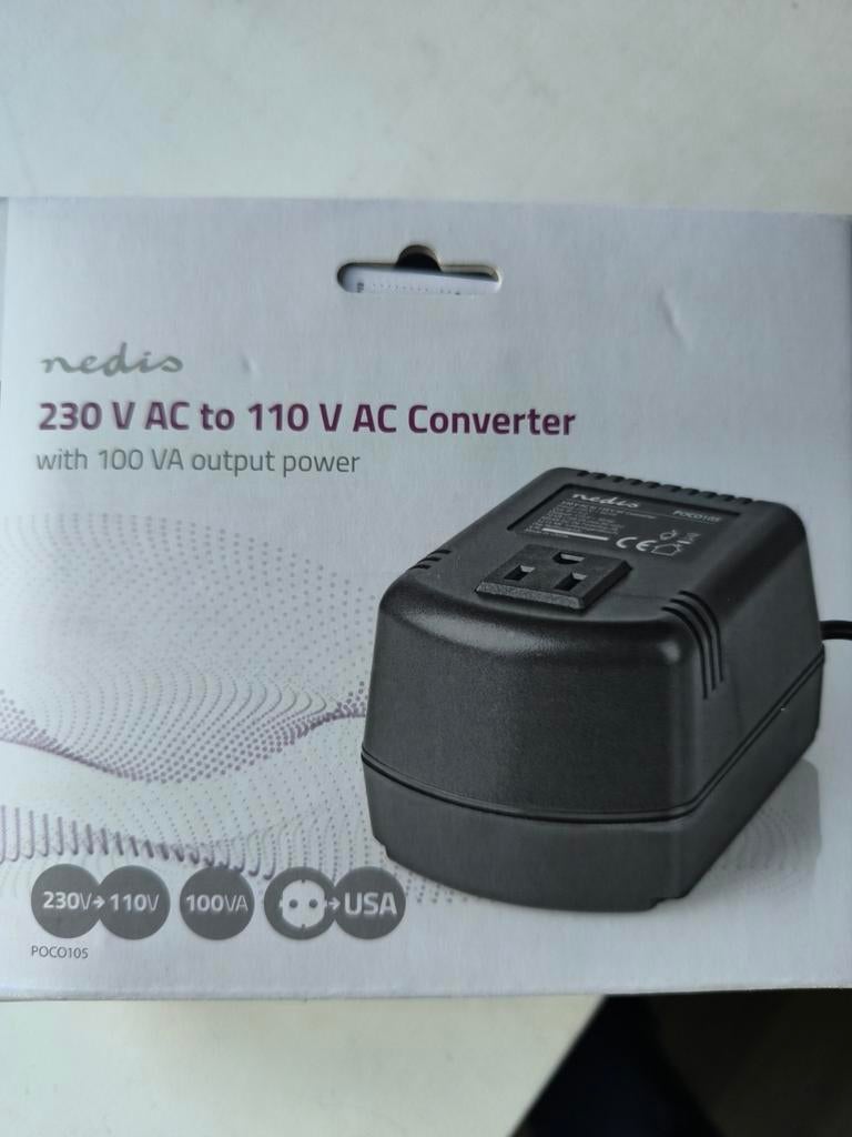 220v naar 110v omvormer 100VA NIEUW!!, Ophalen, Nieuw