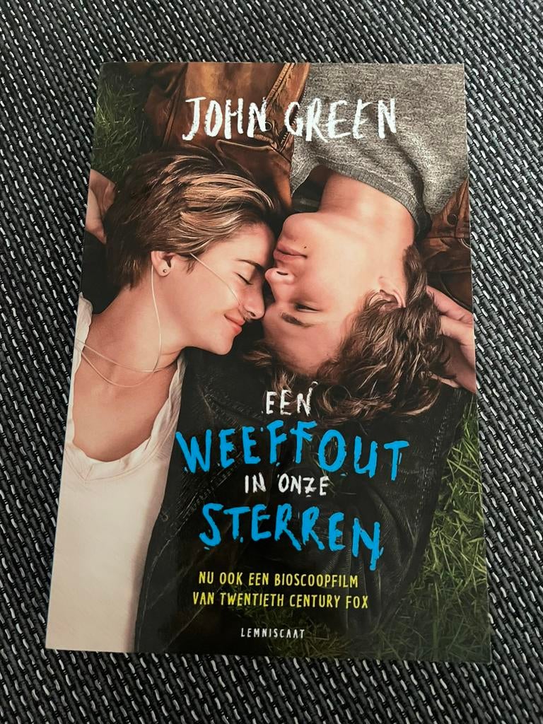 Boek ‘een weeffout in onze sterren’, Boeken, Ophalen of Verzenden, Zo goed als nieuw, John Green