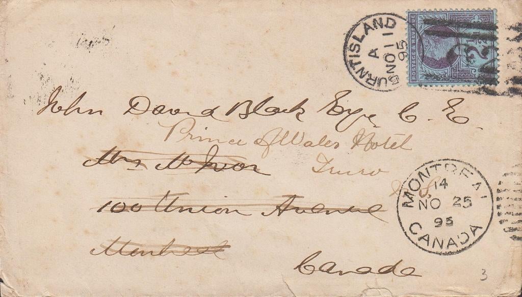 1887 - UK - Env.+50 ans de Victoria [Y&T 95] + BURNTISLAND, Envoi, Affranchi