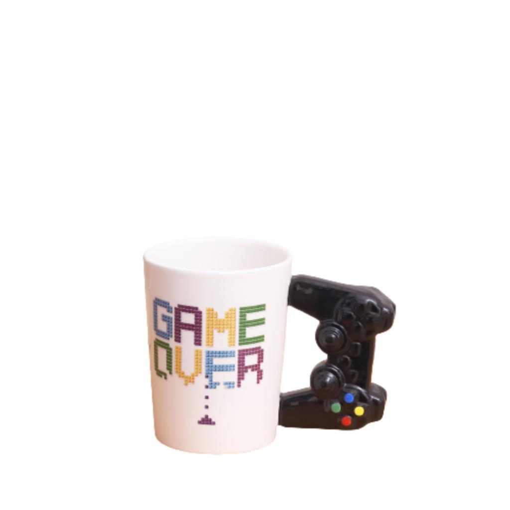 I-Total "Game over" kopje/mok/tas -NIEUW - XL1923, Keramiek, Nieuw, Ophalen of Verzenden, Overige stijlen
