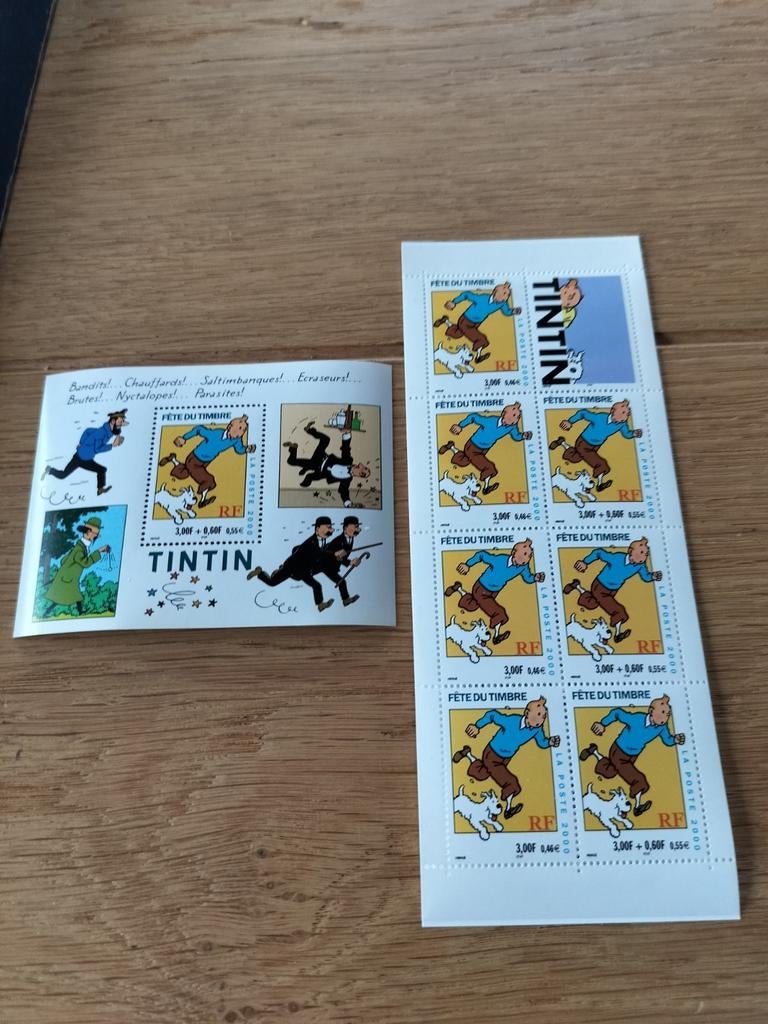 Thema Kuifje-Tintin boekje en blokje postfris, Enlèvement ou Envoi