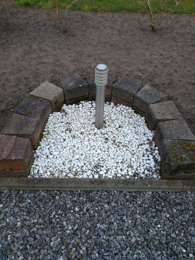 aluminium tuinlamp, Ophalen of Verzenden, Zo goed als nieuw, Aluminium, Netvoeding