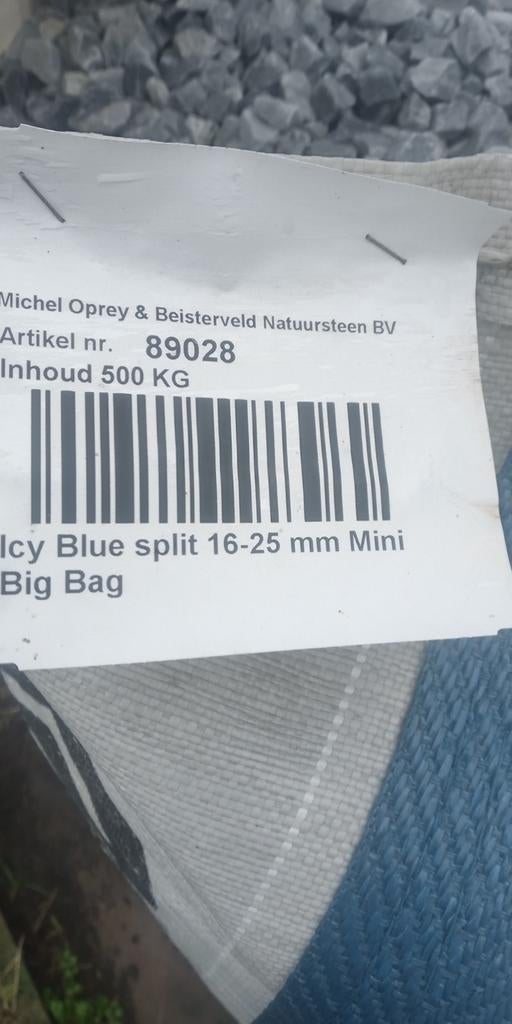 Niagara ice blue 16-25mm siergrind, Tuin en Terras, Ophalen, Nieuw, Split